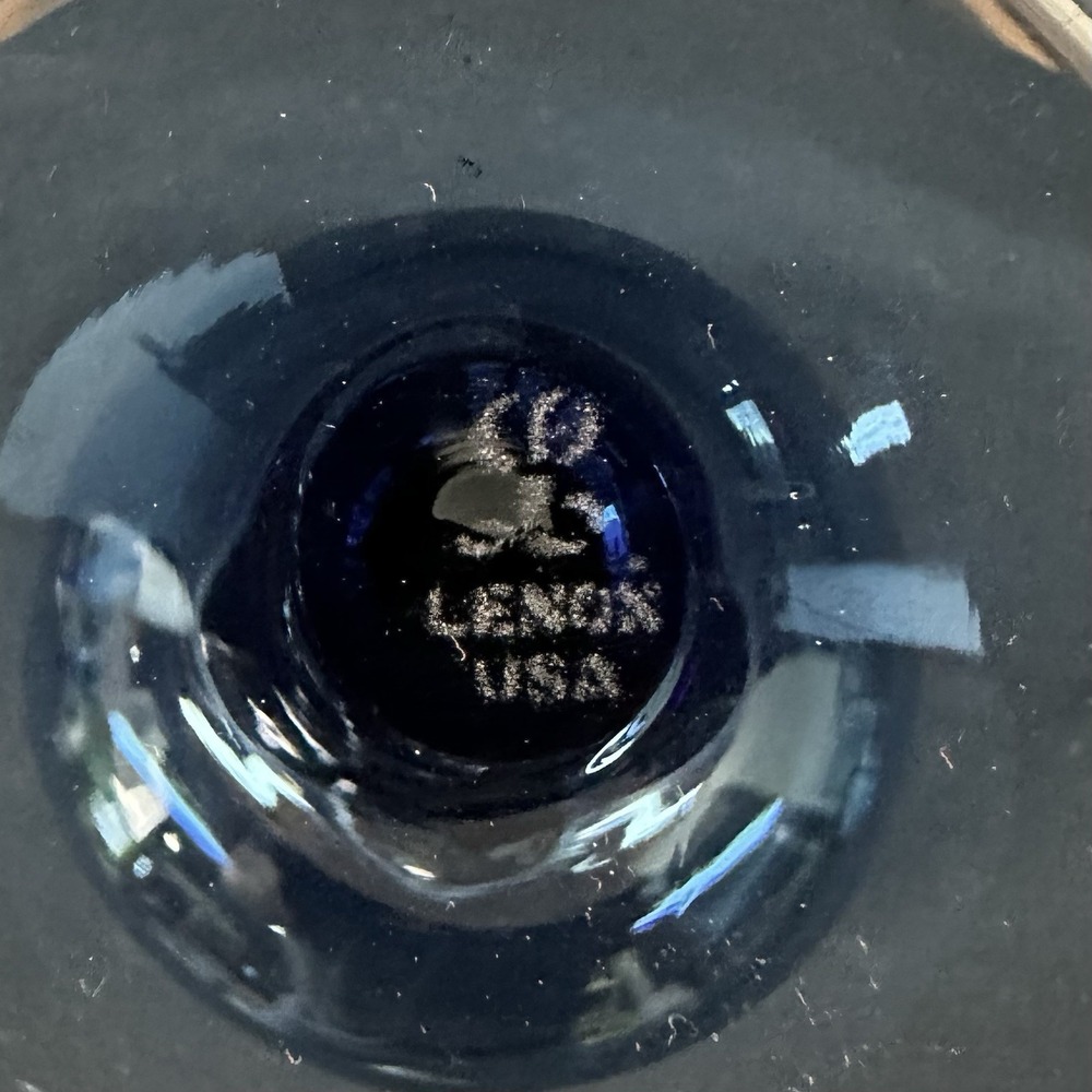 Lenox 'Blue Mist' 7 1/8" Crystal Water‎ Goblet, Set of 6 - Picture 11 of 14